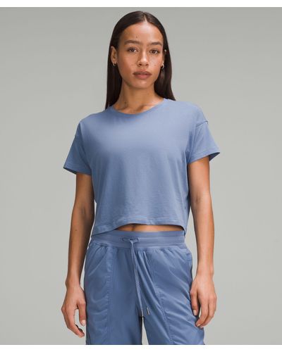 lululemon Cates Cropped T-shirt - Blue