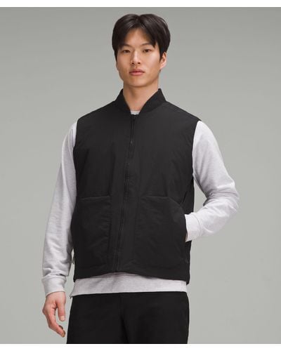lululemon Insulated Utility Vest - Color Black - Size L - Gray