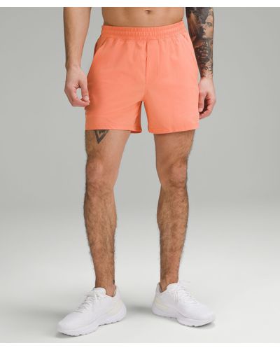 lululemon Pace Breaker Linerless Shorts - 5" - Color Orange - Size L