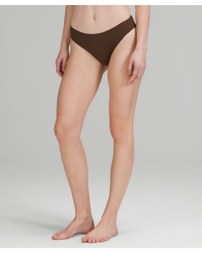 lululemon Invisiwear Mid-rise Bikini Underwear - Brown