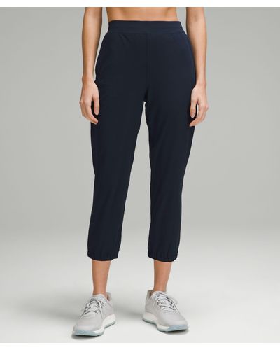lululemon Adapted State High-rise Cropped Sweatpants - Color Blue - Size 0