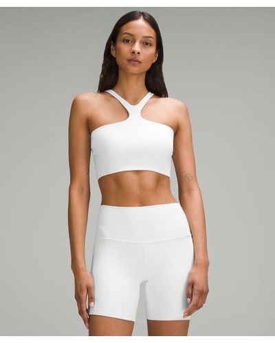 lululemon – Bend This V And Racer Sports Bra A-C Cups – – - White