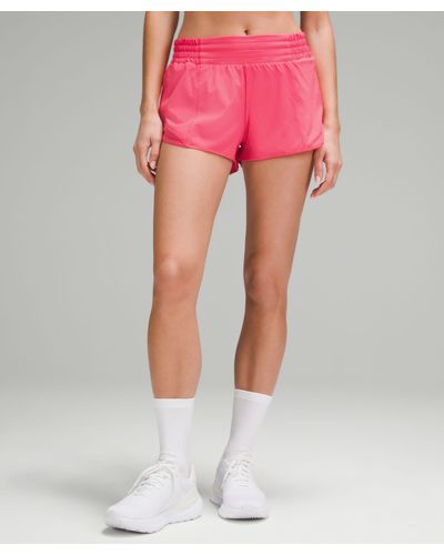 lululemon Hotty Hot High-rise Lined Shorts 2.5" - Pink