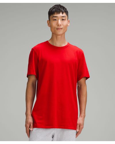 lululemon Lunar New Year Fundamental T-shirt - Colour Dark Red/neon/red - Size L
