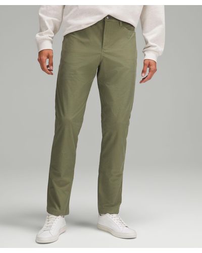 lululemon Abc Classic-fit 5 Pocket Pants 34"l Utilitech - Green