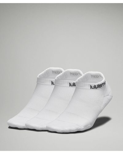 lululemon Daily Stride Comfort Low-ankle Socks 3 Pack - Color White - Size L