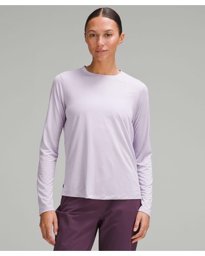 lululemon Ultralight Hip-length Long-sleeve Shirt - Purple