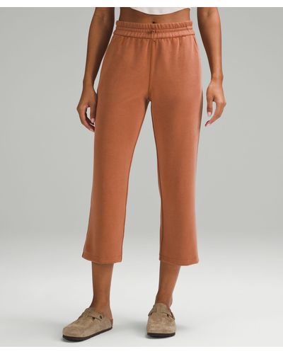 lululemon athletica Softstreme High-rise Straight-leg Cropped Pants - Orange