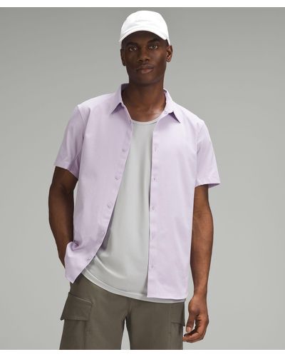 lululemon Airing Easy Short-sleeve Shirt - Purple