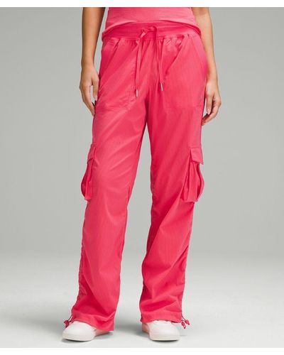 lululemon Dance Studio Relaxed-fit Mid-rise Cargo Trousers - Pink