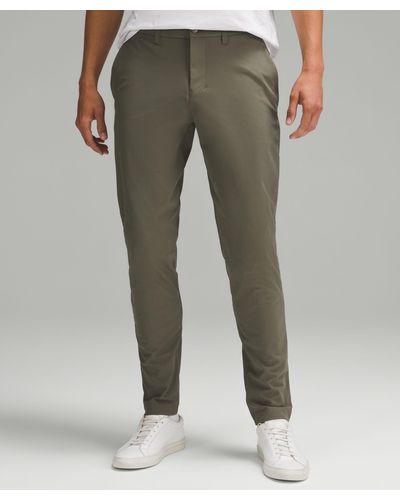lululemon Abc Slim-fit Pants 34"l Warpstreme - Color Green - Size 28