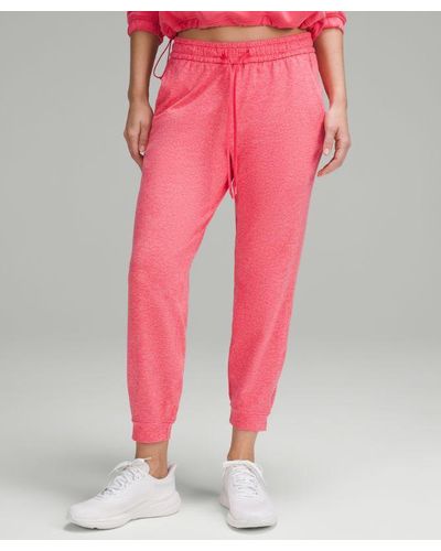 lululemon Soft Jersey Classic-fit Mid-rise Joggers - Pink
