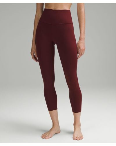 lululemon Align High-rise Pants - 25" - Color Red/burgundy - Size 14