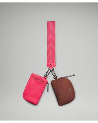 lululemon – Dual Pouch Wristlet Bag – - Pink