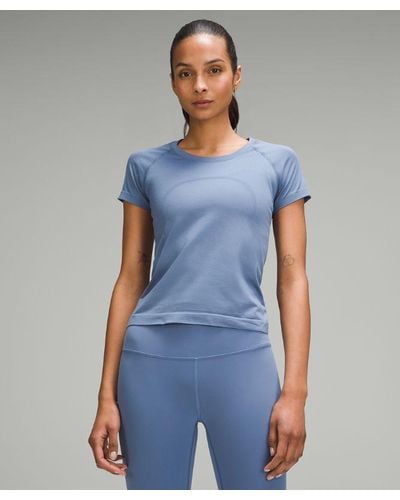 lululemon – Swiftly Tech Short-Sleeve Shirt 2.0 Race Length – – - Blue