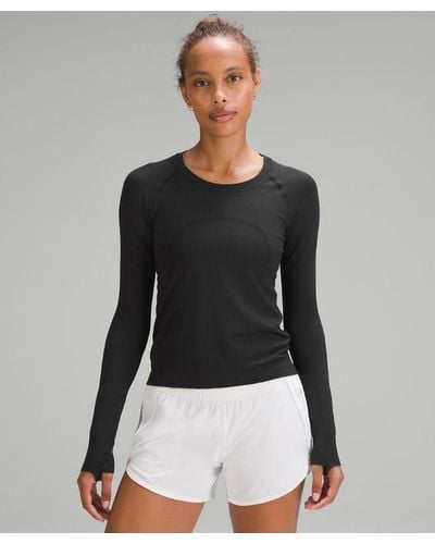 lululemon – Swiftly Tech Long-Sleeve Shirt 2.0 Waist Length – – - Black