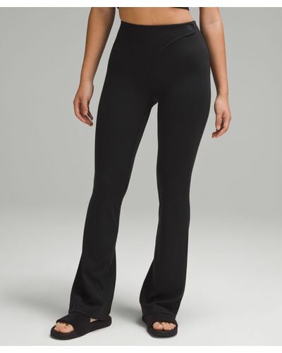 Lululemon Lightweight Woven Snap-Leg Super-High-Rise Pant - Marble Meld  Light Multi / Dove Grey - lulu fanatics