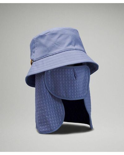 lululemon – Fleece-Lined Convertible Hiking Bucket Hat – – - Blue