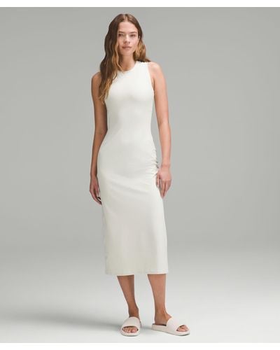 lululemon All Aligned Ribbed Midi Dress - White