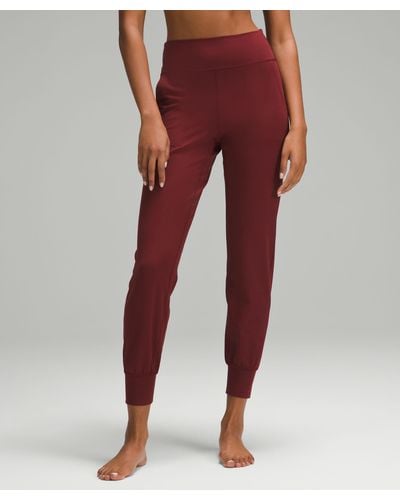 lululemon Align High-rise Sweatpants Full Length - Color Red/burgundy - Size 16
