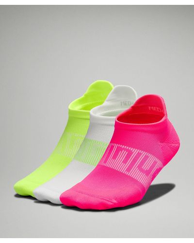 lululemon Power Stride Tab Socks 3 Pack - Pink