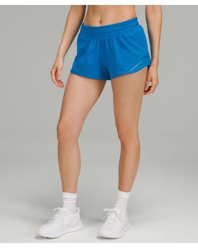 lululemon Hotty Hot Low-rise Lined Shorts 2.5" - Blue