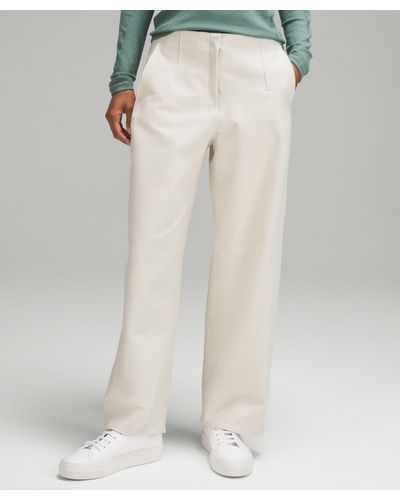 lululemon Utilitech Relaxed Mid-rise Pants 7/8 Length - White