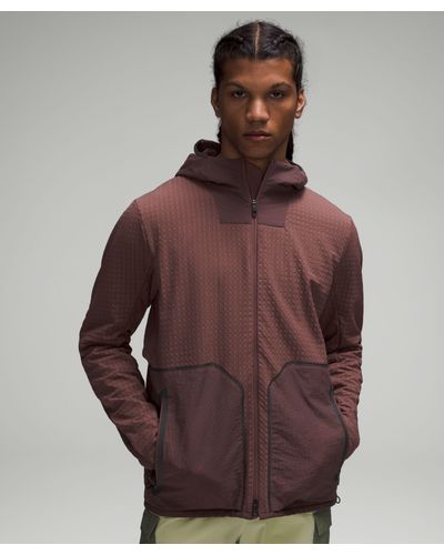 water repellent fleece hiking anorak