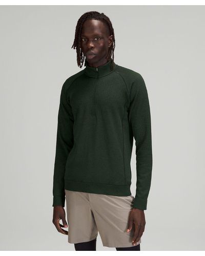 lululemon – Engineered Warmth Half Zip Sweatshirt – – - Green