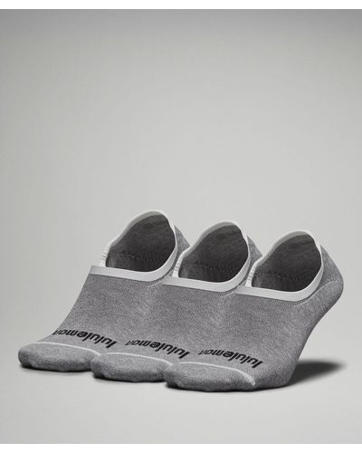 lululemon athletica Daily Stride Comfort No-show Socks 3 Pack - Colour Grey - Size Xl