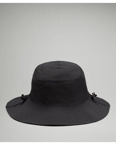 lululemon – Cinchable Wide Brim Bucket Hat – – - Black