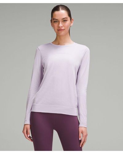 lululemon – Swiftly Relaxed Long-Sleeve Shirt – /Pastel – - Purple