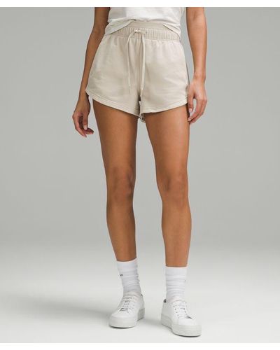 lululemon Inner Glow High-rise Shorts 3" - White
