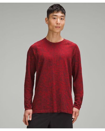 lululemon – Lunar New Year Metal Vent Tech Long-Sleeve Shirt – Colour Dark/ – - Red