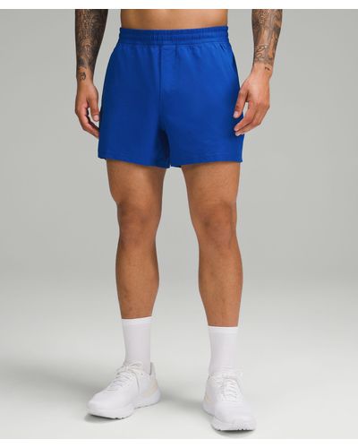 lululemon Pace Breaker Linerless Shorts - 5" - Color Blue - Size L