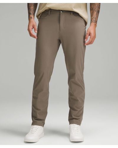lululemon Abc Classic-fit 5 Pocket Pants 30"l Warpstreme - Color Brown - Size 28 - Natural