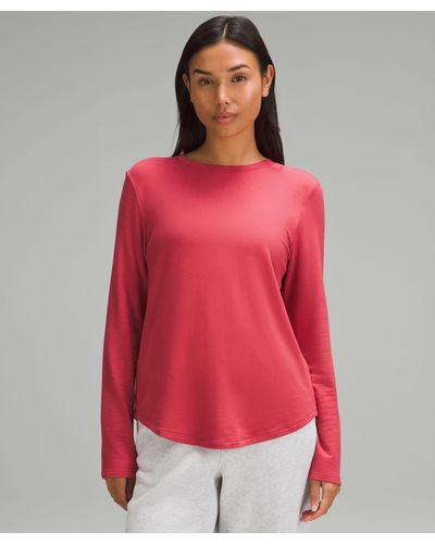 lululemon Love Modal Fleece Long-sleeve Shirt - Red