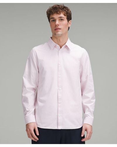 lululemon New Venture Classic-fit Long-sleeve Shirt - Grey