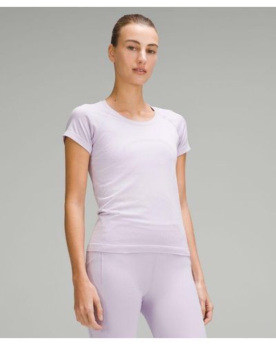 lululemon – Swiftly Tech Short-Sleeve Shirt 2.0 Race Length – /Pastel – - Purple