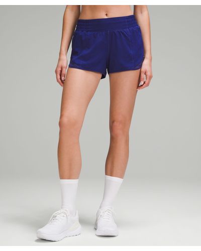 lululemon Hotty Hot High-rise Lined Shorts 2.5" - Blue