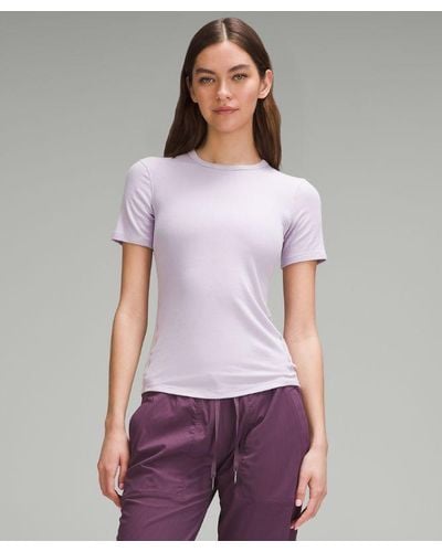lululemon Hold Tight Short-sleeve Shirt - Purple