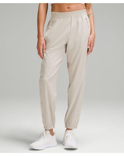 lululemon Tear-away Mid-rise Track Trousers - Natural