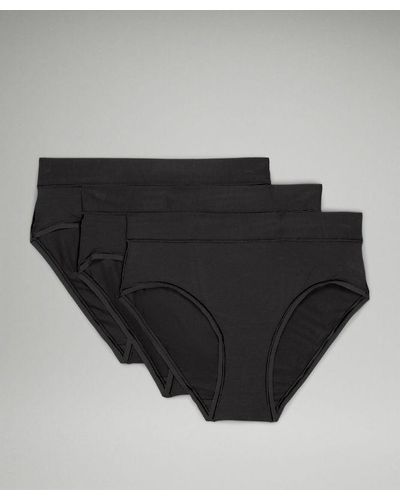 lululemon – Underease High-Rise Bikini Underwear 3 Pack – – - Black
