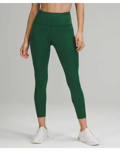 lululemon athletica Fast And Free Tight 25" Reflective Nulux - Green