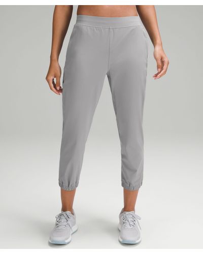 lululemon Adapted State High-rise Cropped Sweatpants - Color Gray - Size 0