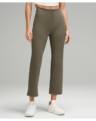 lululemon Smooth Fit Pull-on High-rise Cropped Trousers - Green