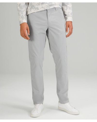 lululemon Abc Classic-fit 5 Pocket Trousers 34"l Warpstreme - Colour Silver/grey - Size 30 - Multicolour