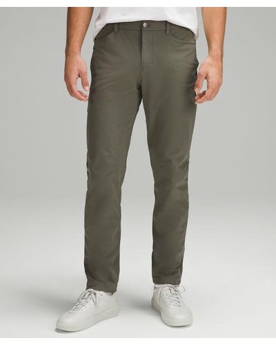 lululemon Abc Classic-fit 5 Pocket Trousers 30"l Warpstreme - Colour Green - Size 28
