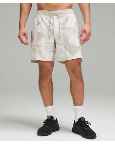lululemon License To Train Lined Shorts 7" - White