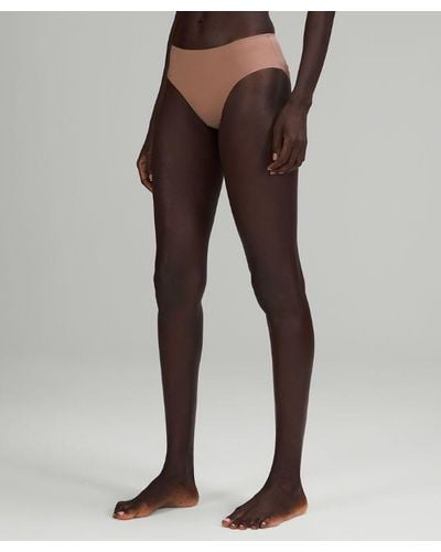 lululemon – Invisiwear Mid-Rise Bikini Underwear – /Pastel – - Brown